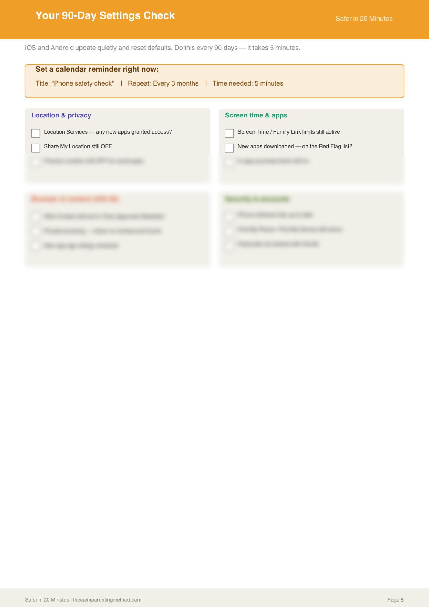 Safer in 20 minutes: The Complete Phone Set-Up Guide