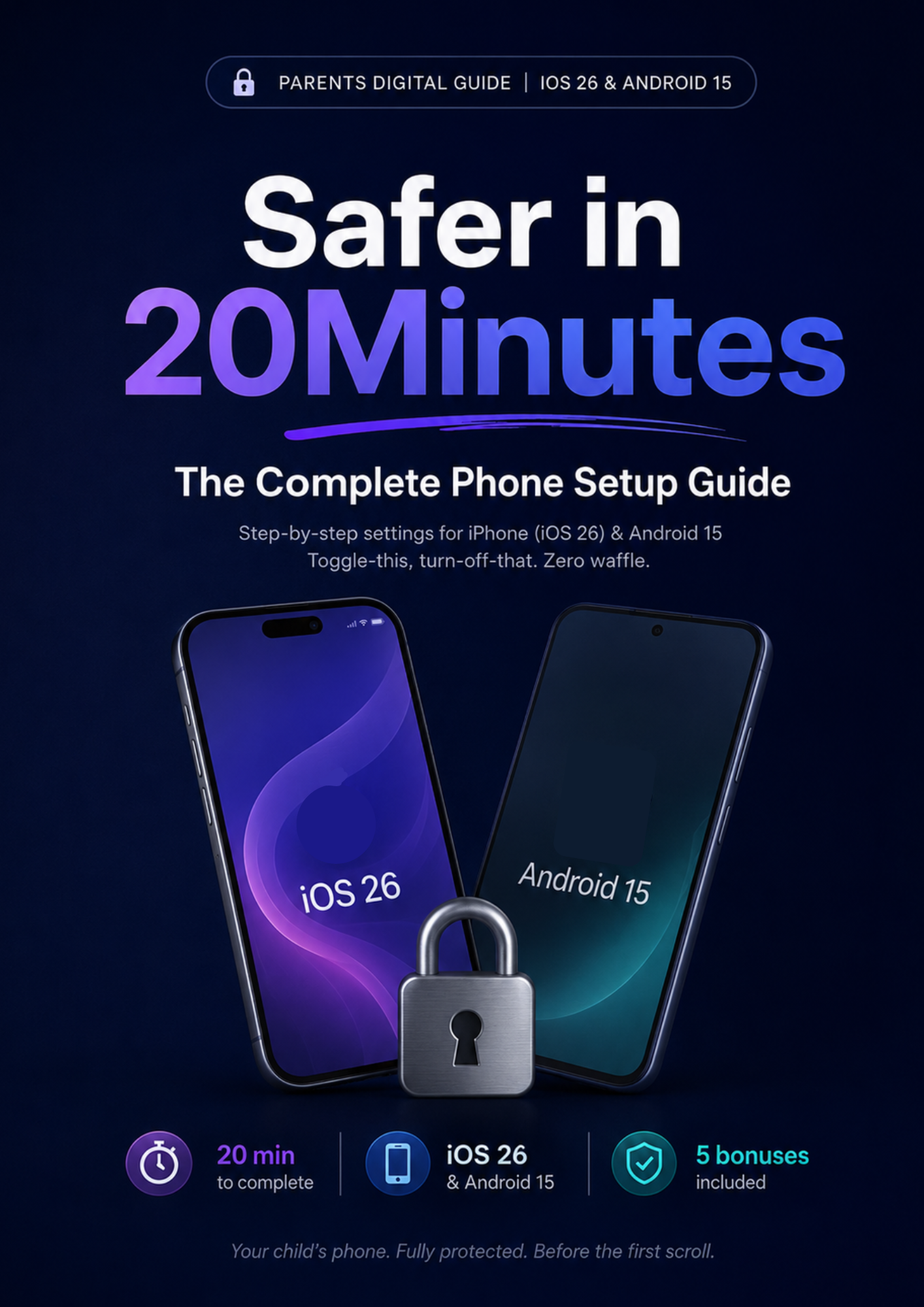 Safer in 20 minutes: The Complete Phone Set-Up Guide