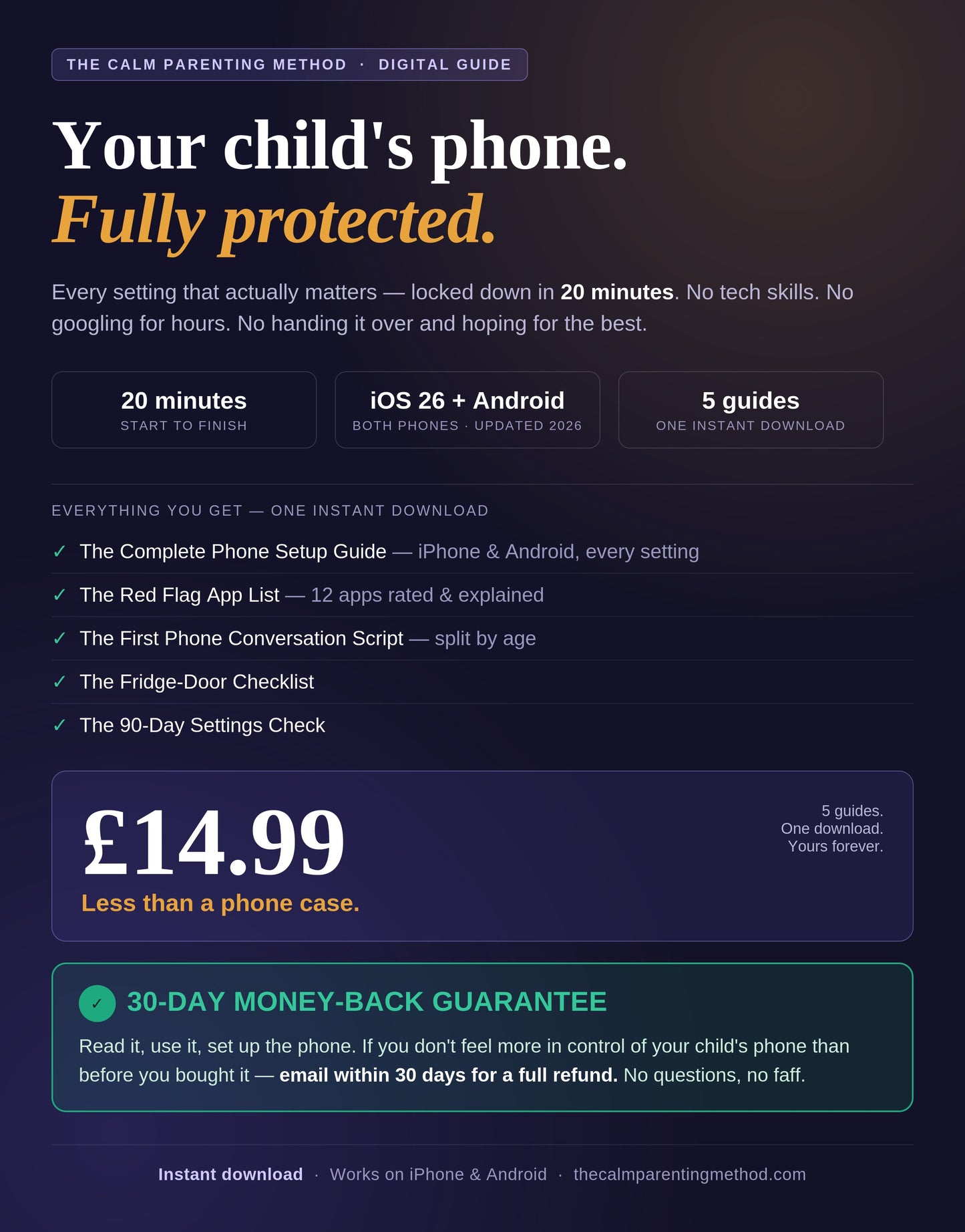 Safer in 20 minutes: The Complete Phone Set-Up Guide