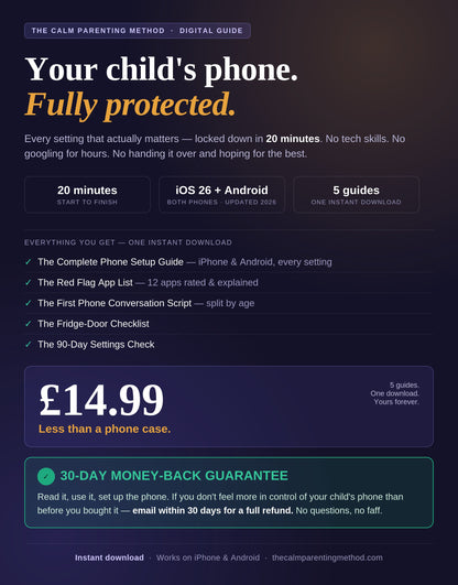 Safer in 20 minutes: The Complete Phone Set-Up Guide